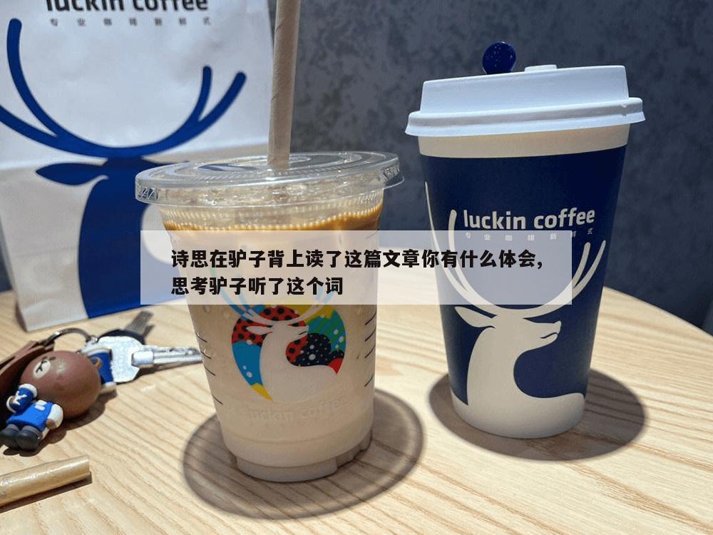 诗思在驴子背上读了这篇文章你有什么体会,思考驴子听了这个词